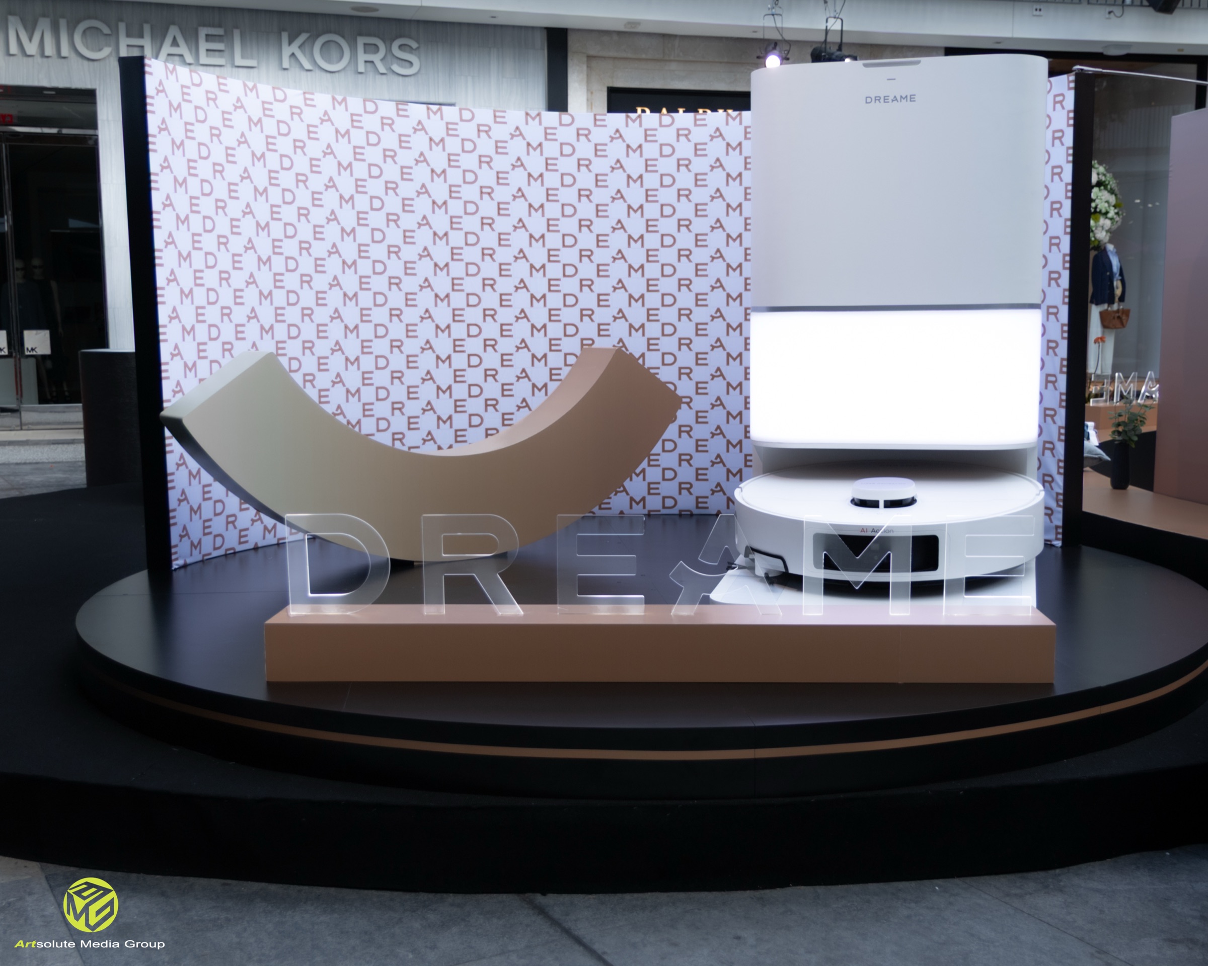 Dreame trade show exhibit by AMG