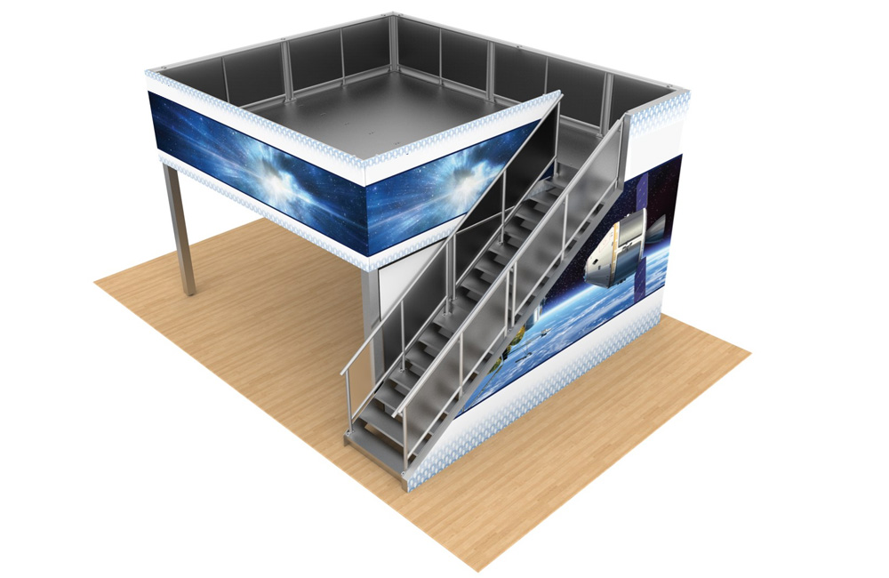 20×20 rental booth